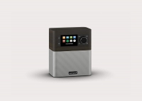 Sonoro Multiroom-Lautsprecher STREAM Mooreiche-Silber