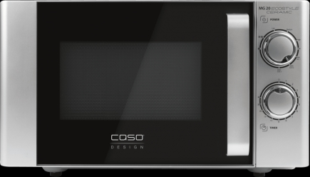 Caso Kombi-Mikrowelle MG20 Ecostyle Ceramic Silber