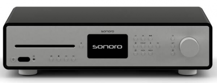 Sonoro Kompaktanlage MAESTRO Quantum Schwarz-Hochglanz-Silber