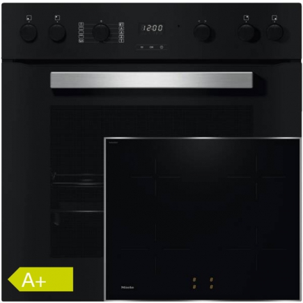 Miele Einbau-Herd-Set TwinSet Comfort Induktion (H 2459 I + KM 7