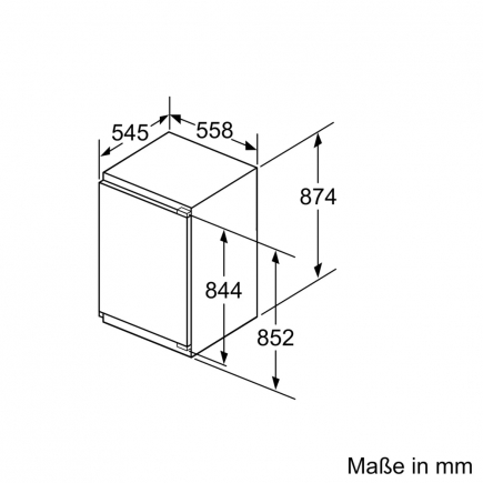 Siemens Einbau-Gefrierschrank GI21VADD0 Weiss