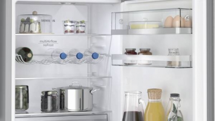 Siemens K�hl-/Gefrierkombination KG36NEICF Edelstahl-Grau