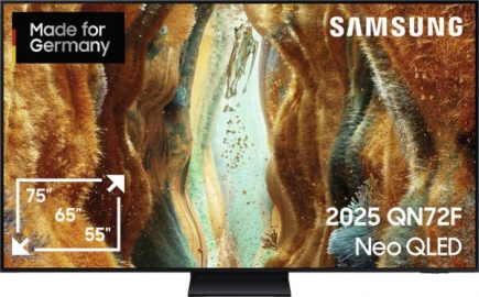 Samsung QLED-Fernseher GQ85QN72FATXZG Schwarz