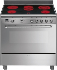 Smeg Standherd SCD90CMX9 Edelstahl