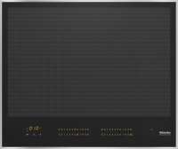 Miele Induktions-Kochfeld KM 7667 FR Schwarz-Edelstahl