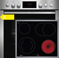 Neff Einbau-Herd-Set EX3 (E1CCC0AN0+M16SRF0L0) Edelstahl-Schwarz
