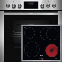 Neff Einbau-Herd-Set HLE561 (E1CCE4AN0+M16SRF0M0+Z1608BX0) Edels