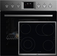 AEG Einbau-Herd-Set HP5EPV1 (OU5PE40SM+HE604062XB+TR1LFV) Edelst