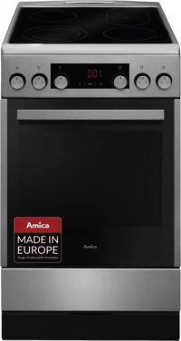 Amica Stand-Herd SHC904100 E Fine Design Edelstahl-Silber