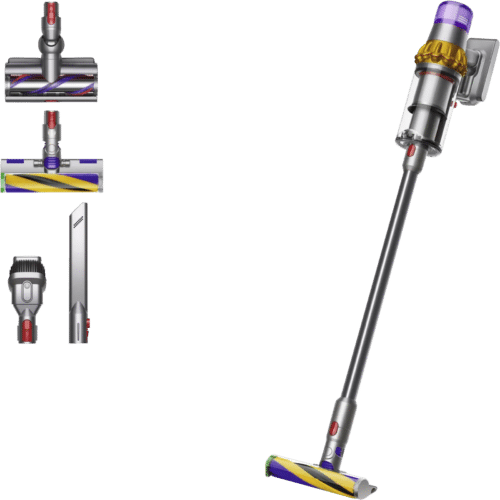 Dyson V15 Detect Absolute — Nickel Satin Gelb-Glanz Nickel