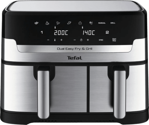 Tefal Heißluftfrietteuse EY905D - Dual Easy Fry & Grill