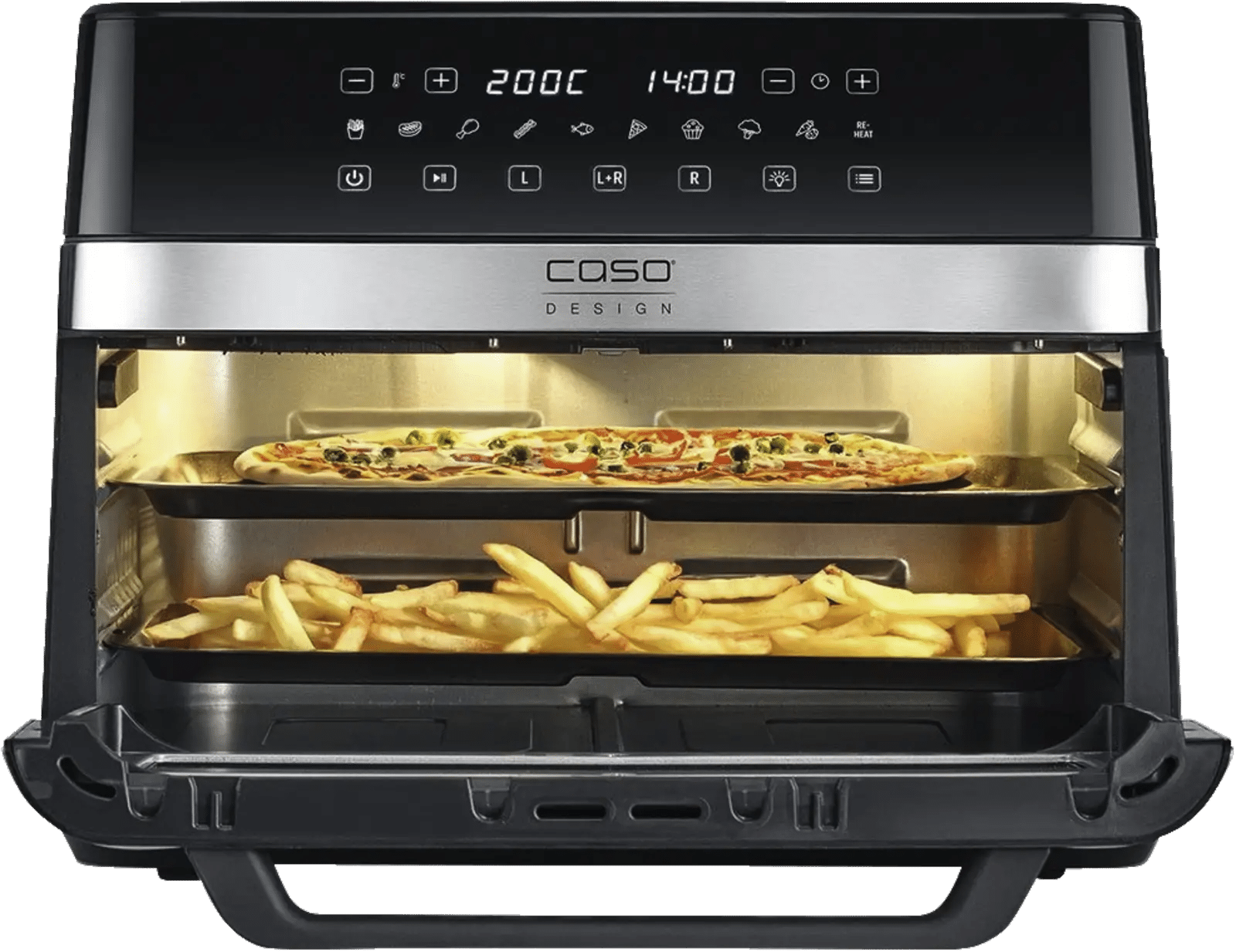 Caso AirFry Duo Chef — Schwarz – Bild 2